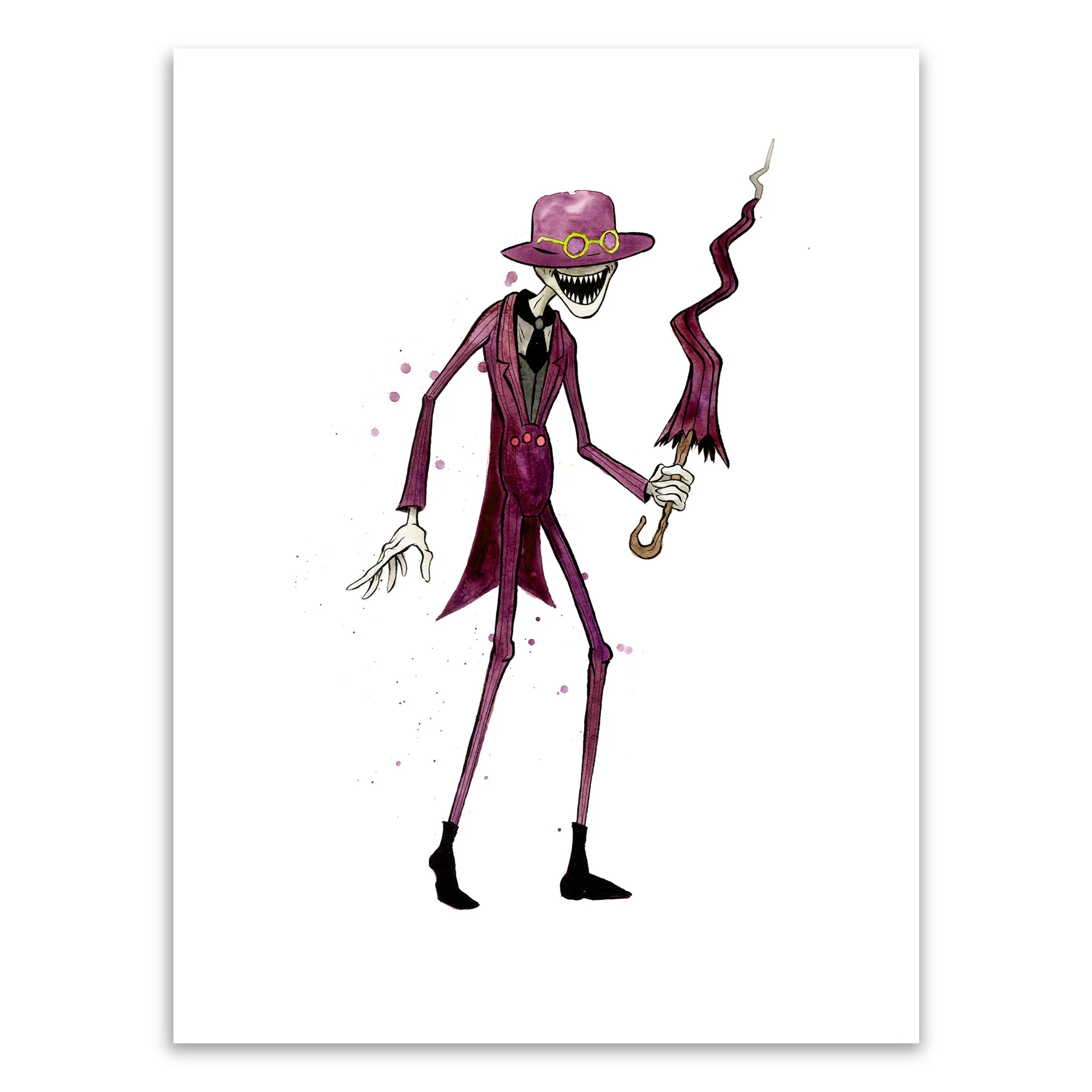 The Crooked Man Original Art, by Alex Pardee thumbnail 2
