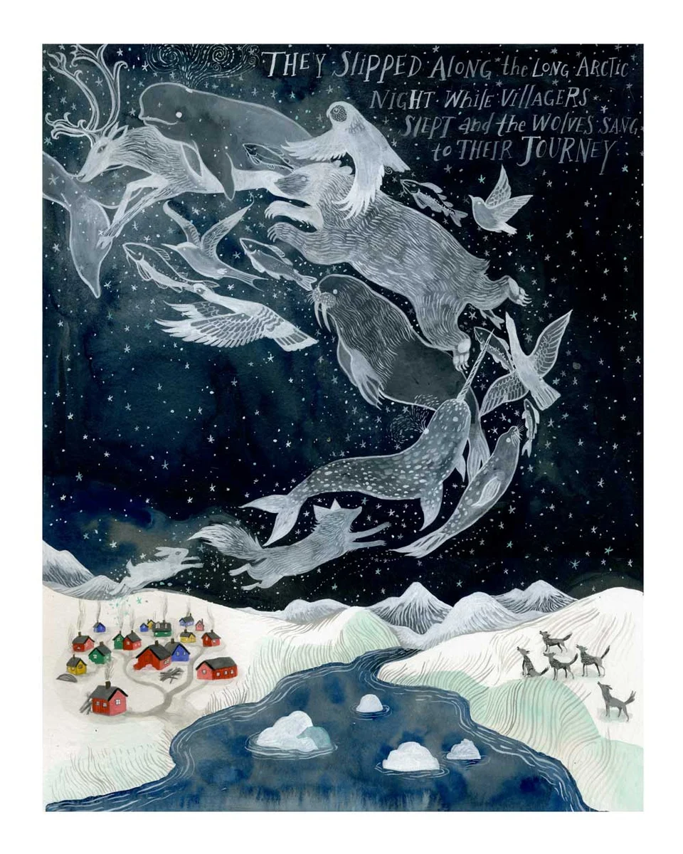 The Long Arctic Night, by Diana Sudyka