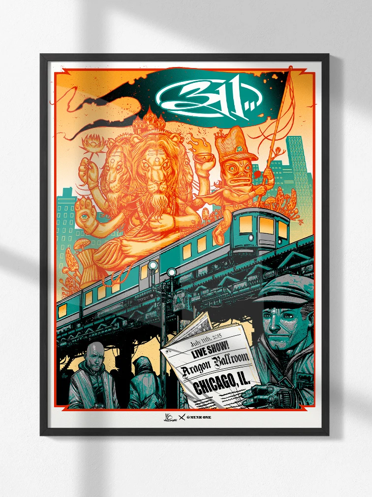 311 Chicago '15 Teal AP, by Munk One x N8 Van Dyke thumbnail 3