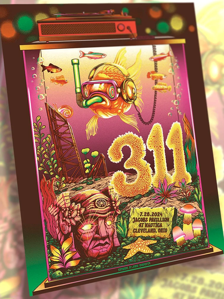 311 Cleveland Pink Variant APs, by Jared Yamahata