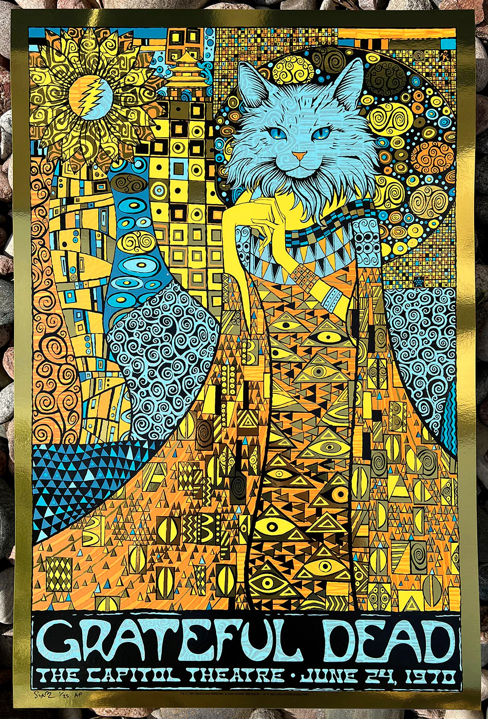 Grateful Dead - China Cat Sunflower, by Todd Slater, 1970 thumbnail 2