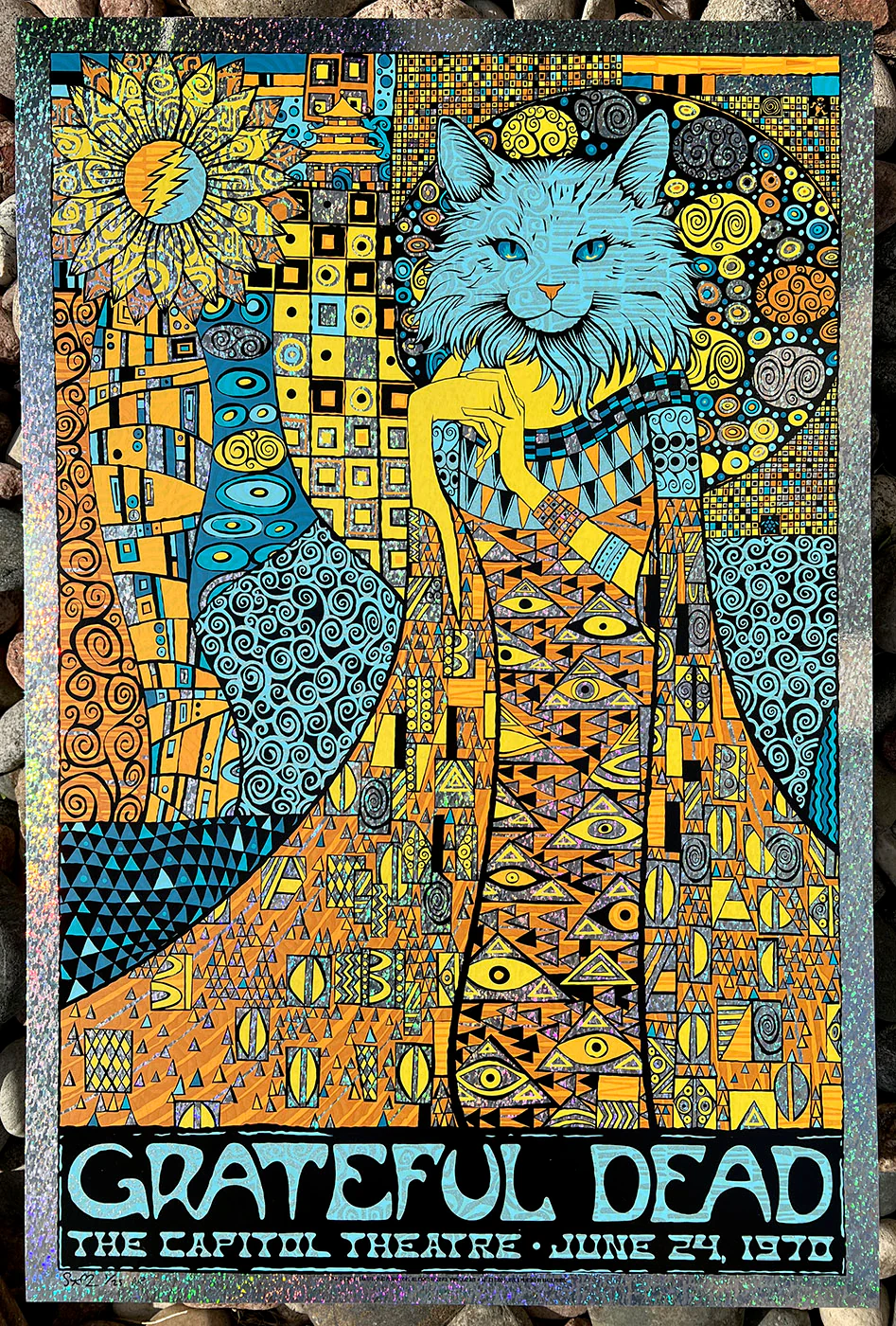 Grateful Dead - China Cat Sunflower, by Todd Slater, 1970 thumbnail 3