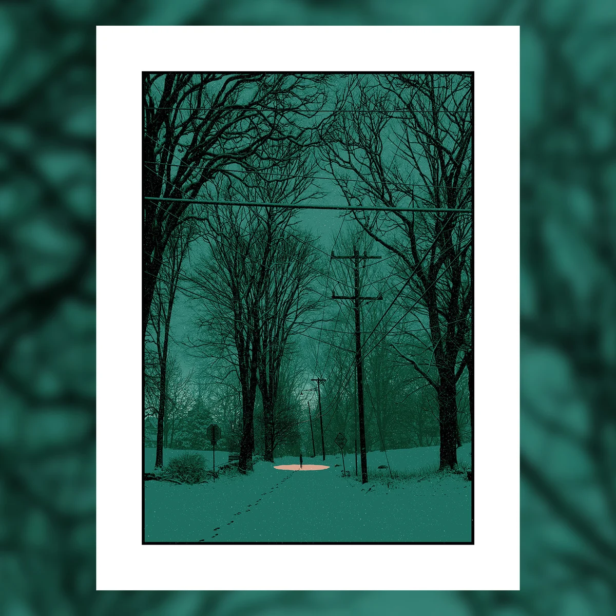 Quiet Snow Filled the Air - Green Edition, by Dan McCarthy
