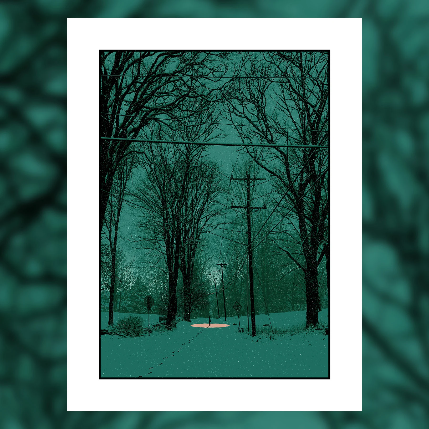 Quiet Snow Filled the Air - Green Edition, by Dan McCarthy thumbnail 2