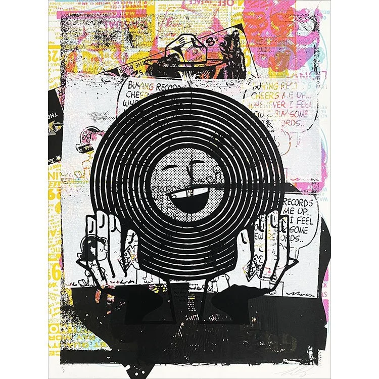 Record Monoprint #010, by Aesthetic Apparatus