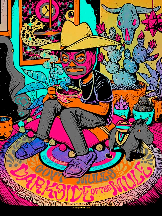 Gov'T Mule Dallas Variant Rainbow Foil AP, by Munk One