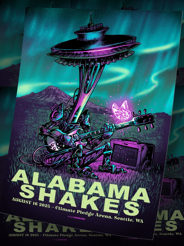 Alabama Shakes Seattle AP Variant, by Munk One thumbnail 2