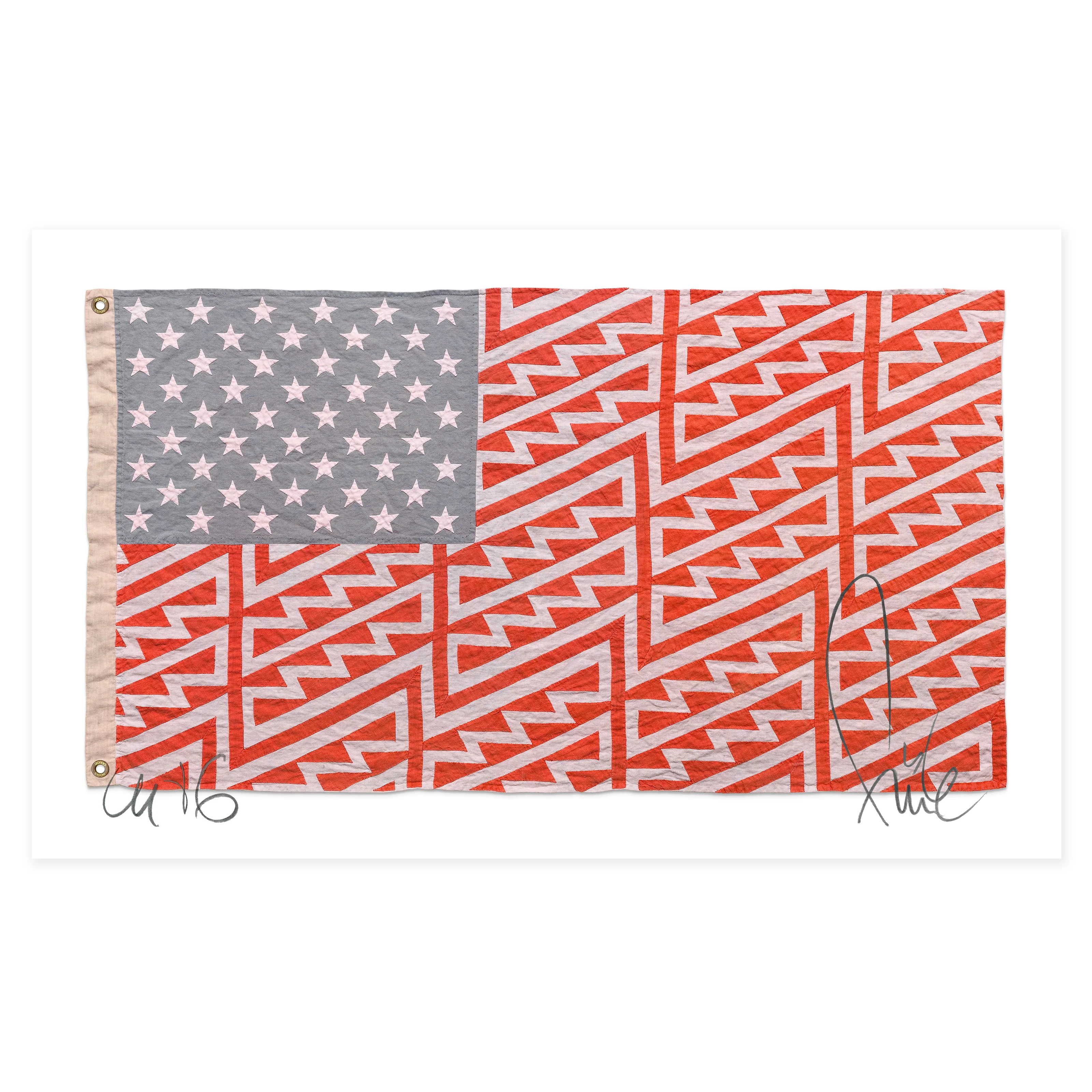 Star Spangled Shadows Linen, by Faile