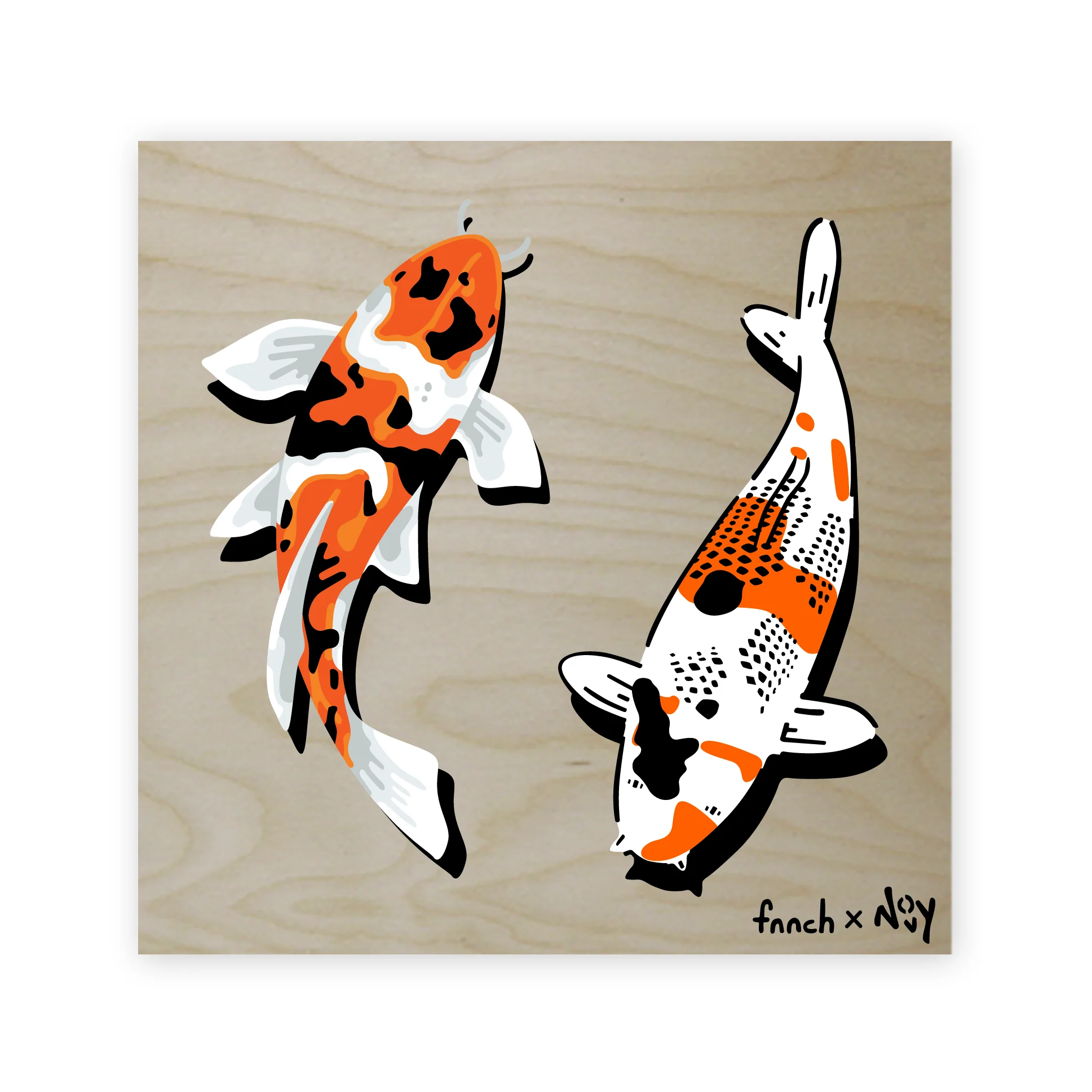 Koi — Collab with Jeremy Novy, by Fnnch