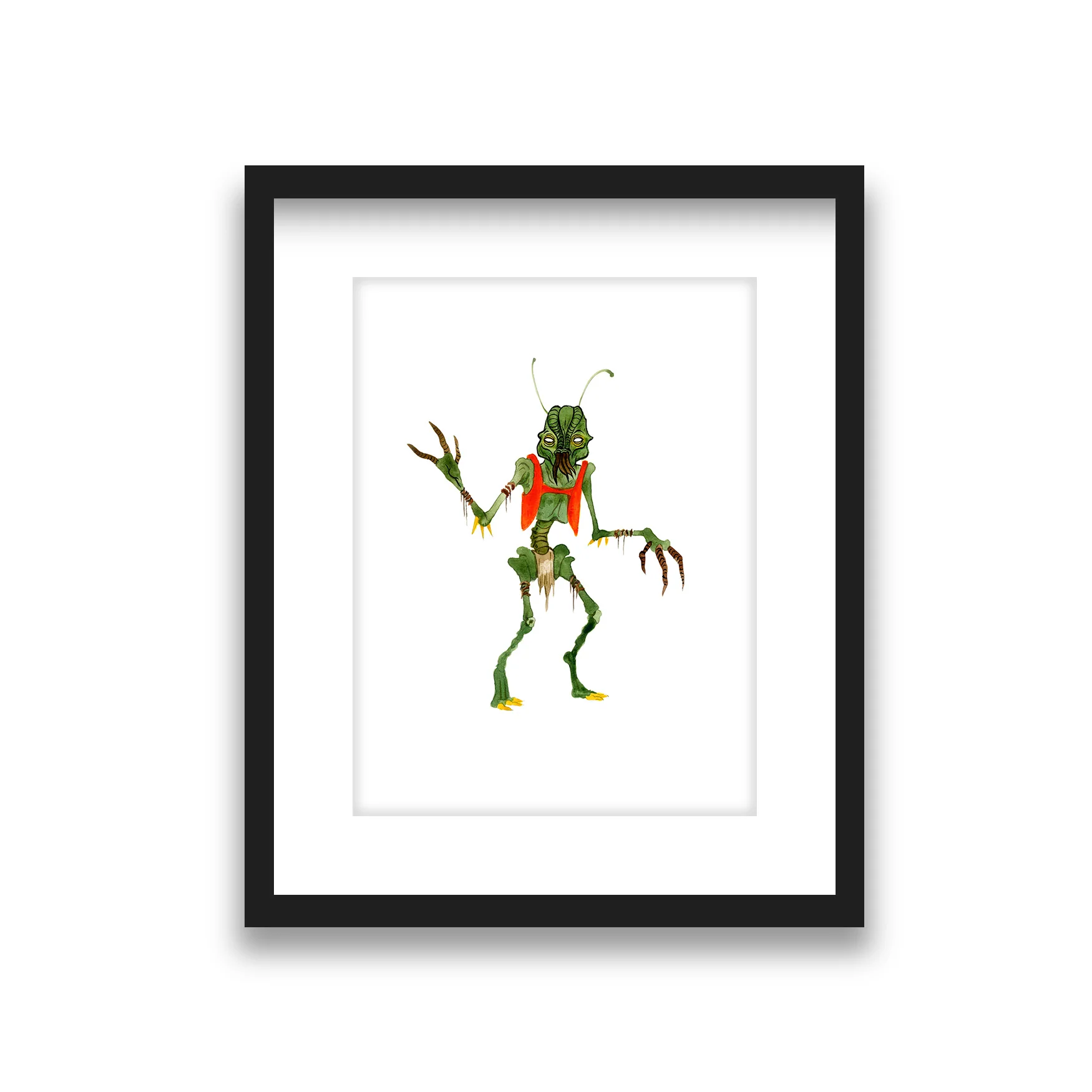 Christopher Original Art, by Alex Pardee
