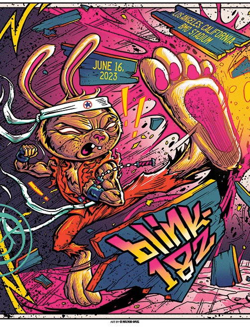 Blink-182 Los Angeles & Edmonton Set, by Munk One thumbnail 2