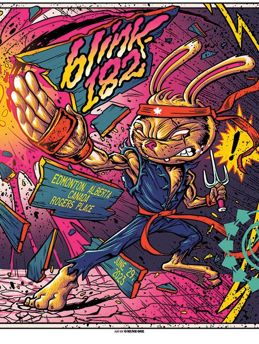 Blink-182 Los Angeles & Edmonton Set, by Munk One thumbnail 3