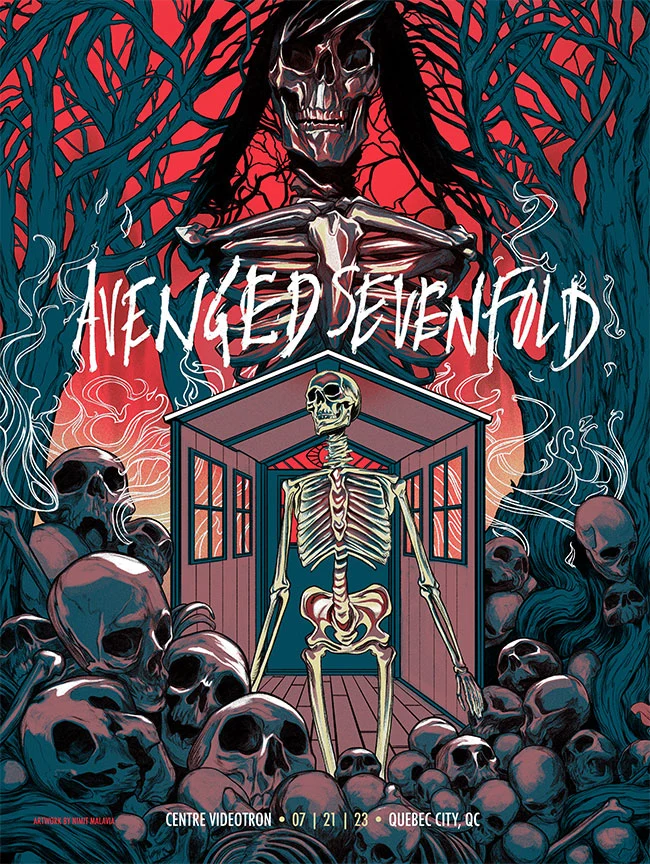 Avenged Sevenfold Quebec Blue Variant AP, by Nimit Malavia