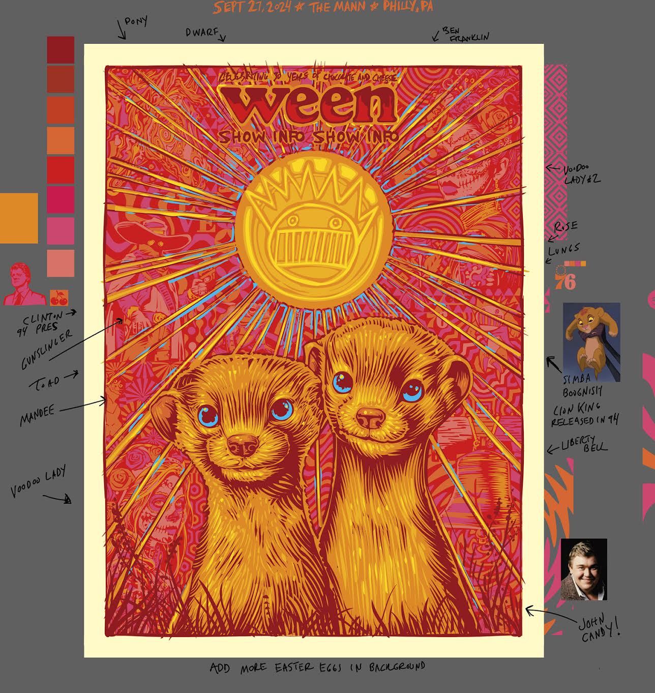 Ween - friendship weasels, by Todd Slater thumbnail 2