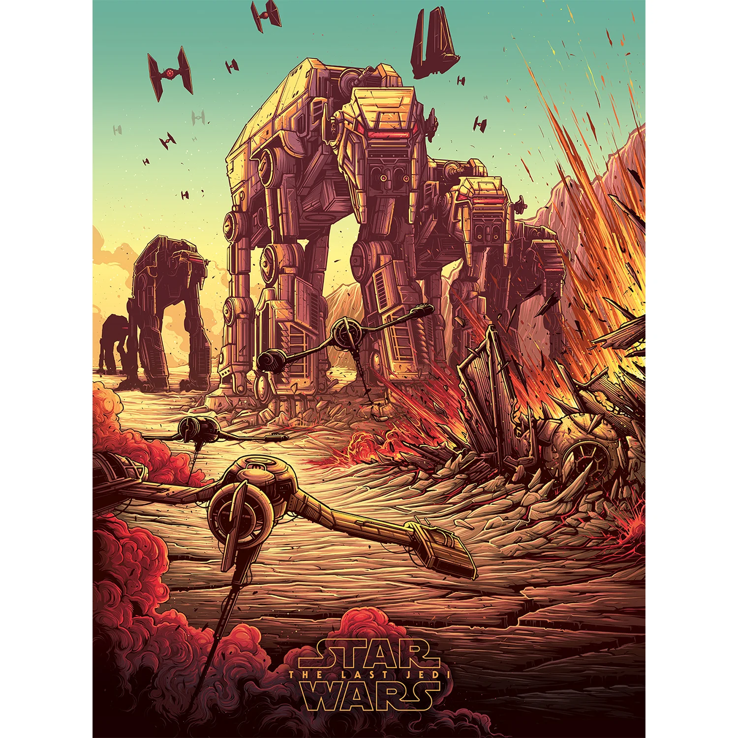Star Wars - The Last Jedi 2, by Dan Mumford