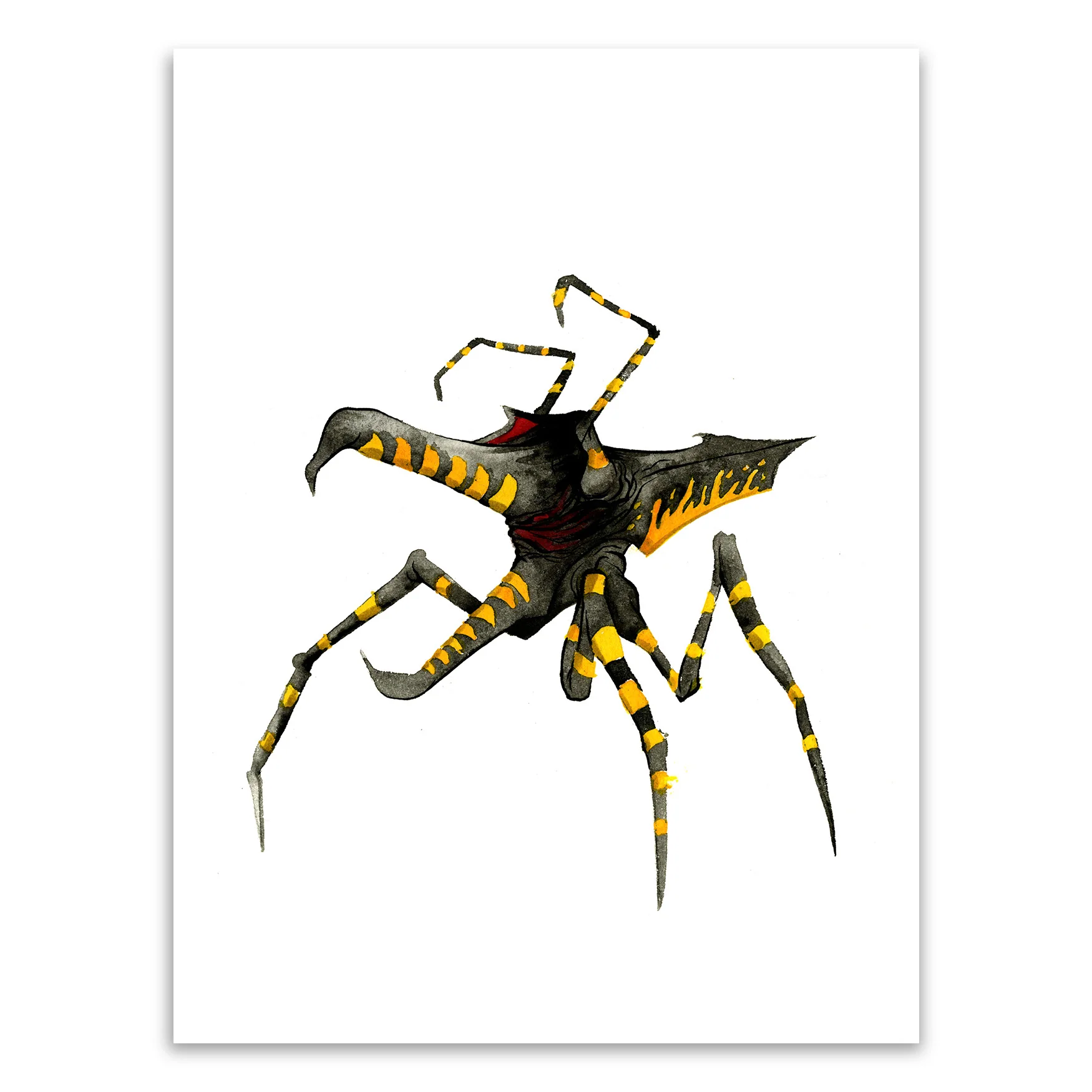 Arachnid Original Art, by Alex Pardee thumbnail 2
