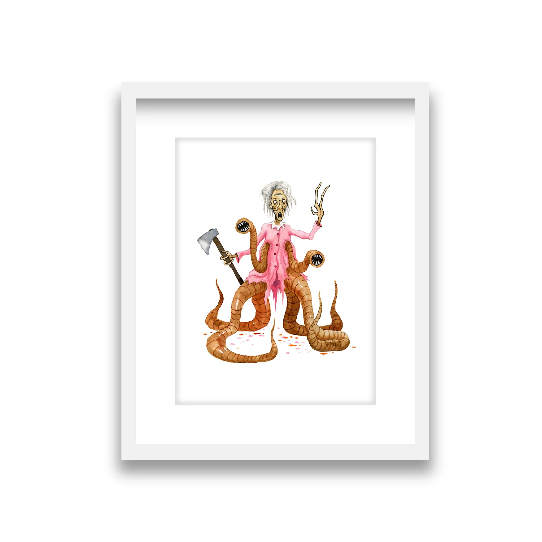 Mrs Pickman Original Art, by Alex Pardee