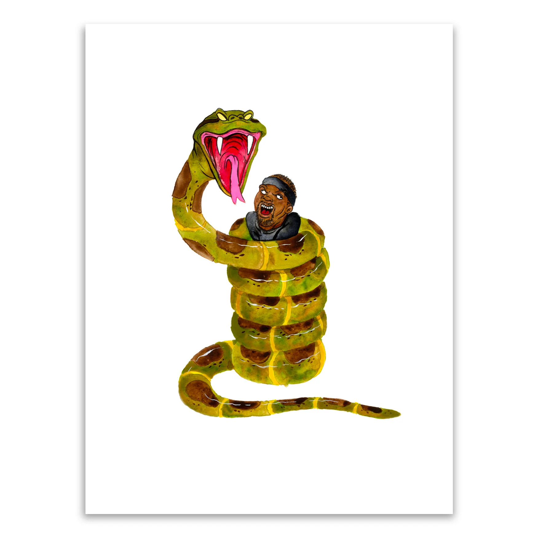 Anaconda Original Art, by Alex Pardee thumbnail 2