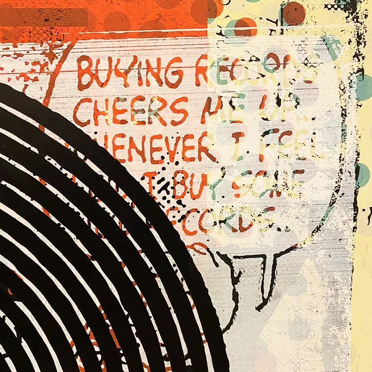 Record Monoprint #001, by Aesthetic Apparatus thumbnail 2