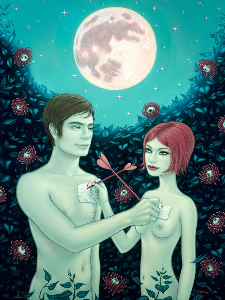 Bunny In The Moon, by Tara McPherson