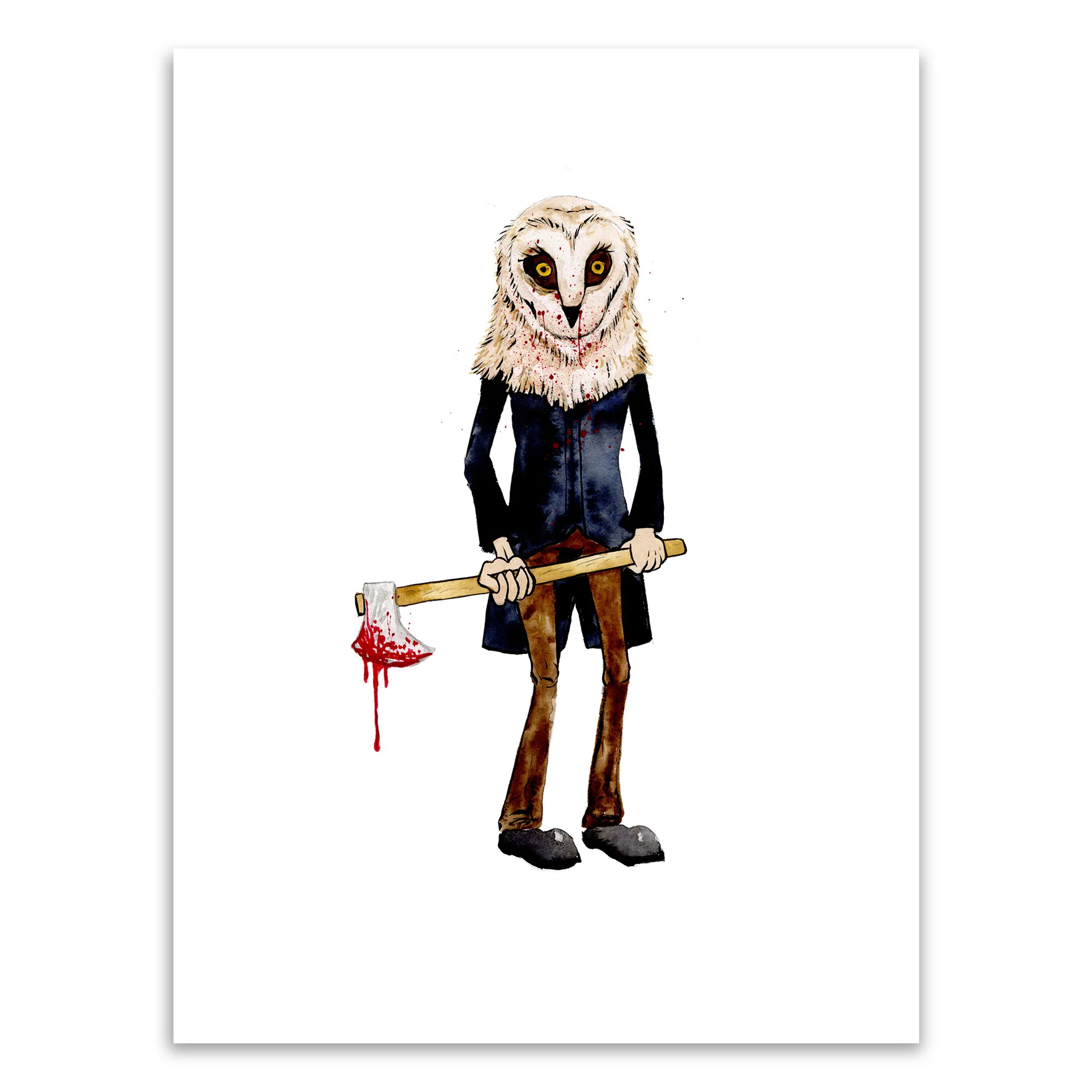 Irving Wallace Original Art, by Alex Pardee thumbnail 2