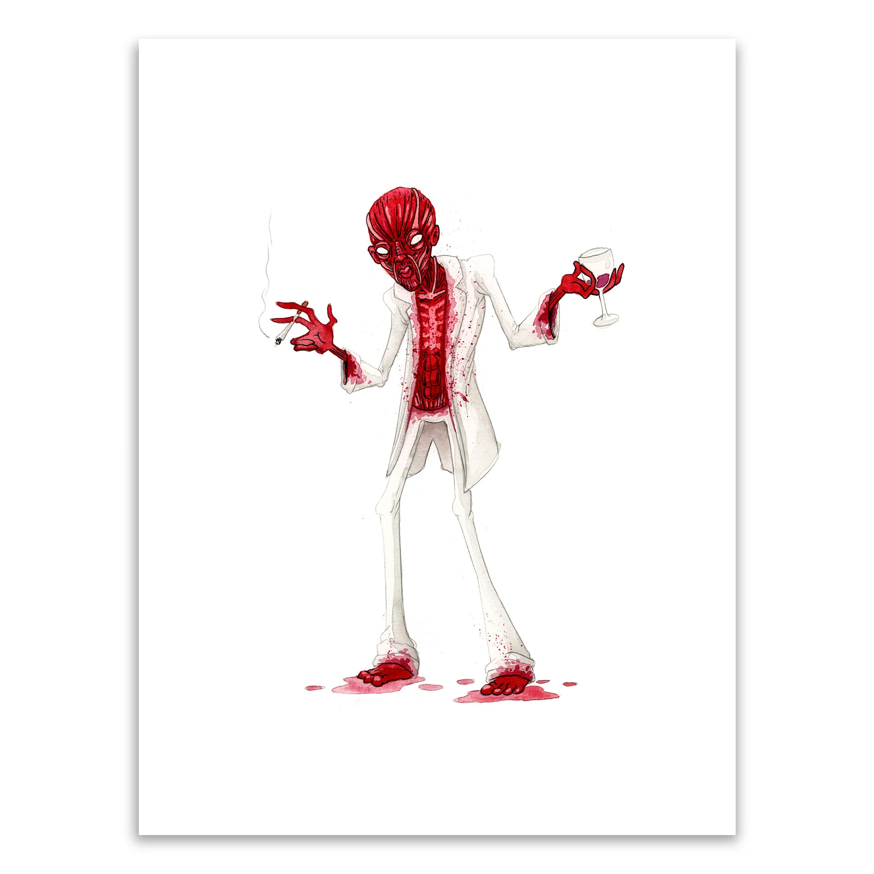 Julia Original Art, by Alex Pardee thumbnail 2