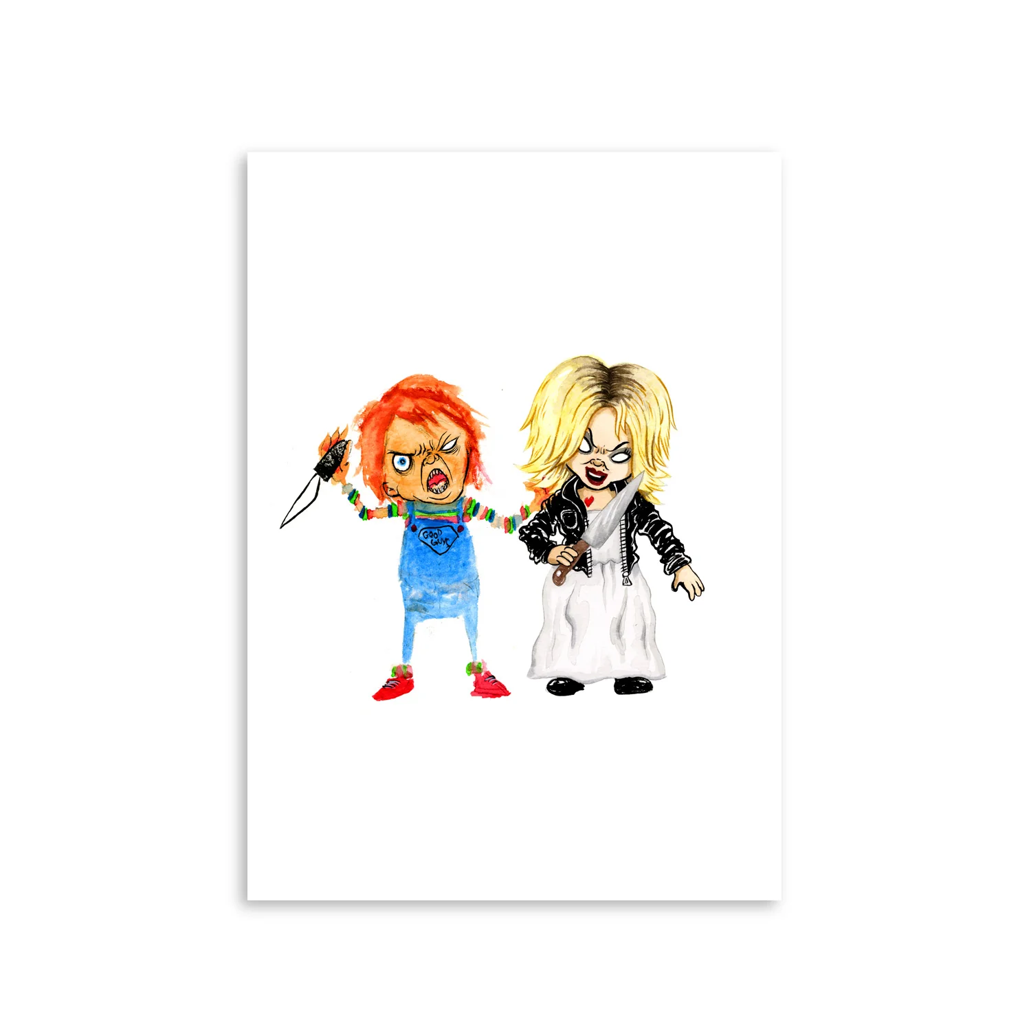 Chucky and Tif, by Alex Pardee