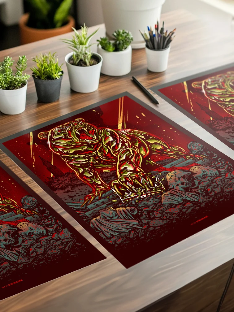 The Golden Bear | Art, by Munk One thumbnail 2