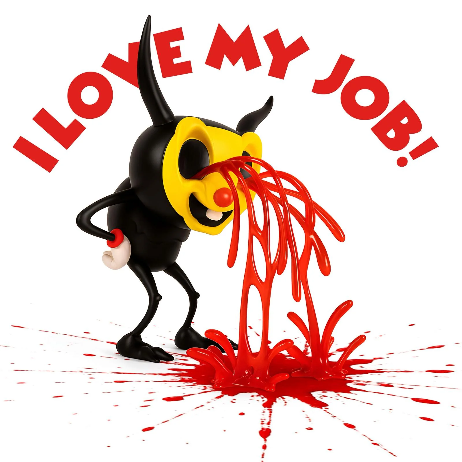 I Love My Job by Alex Pardee, by Alex Pardee