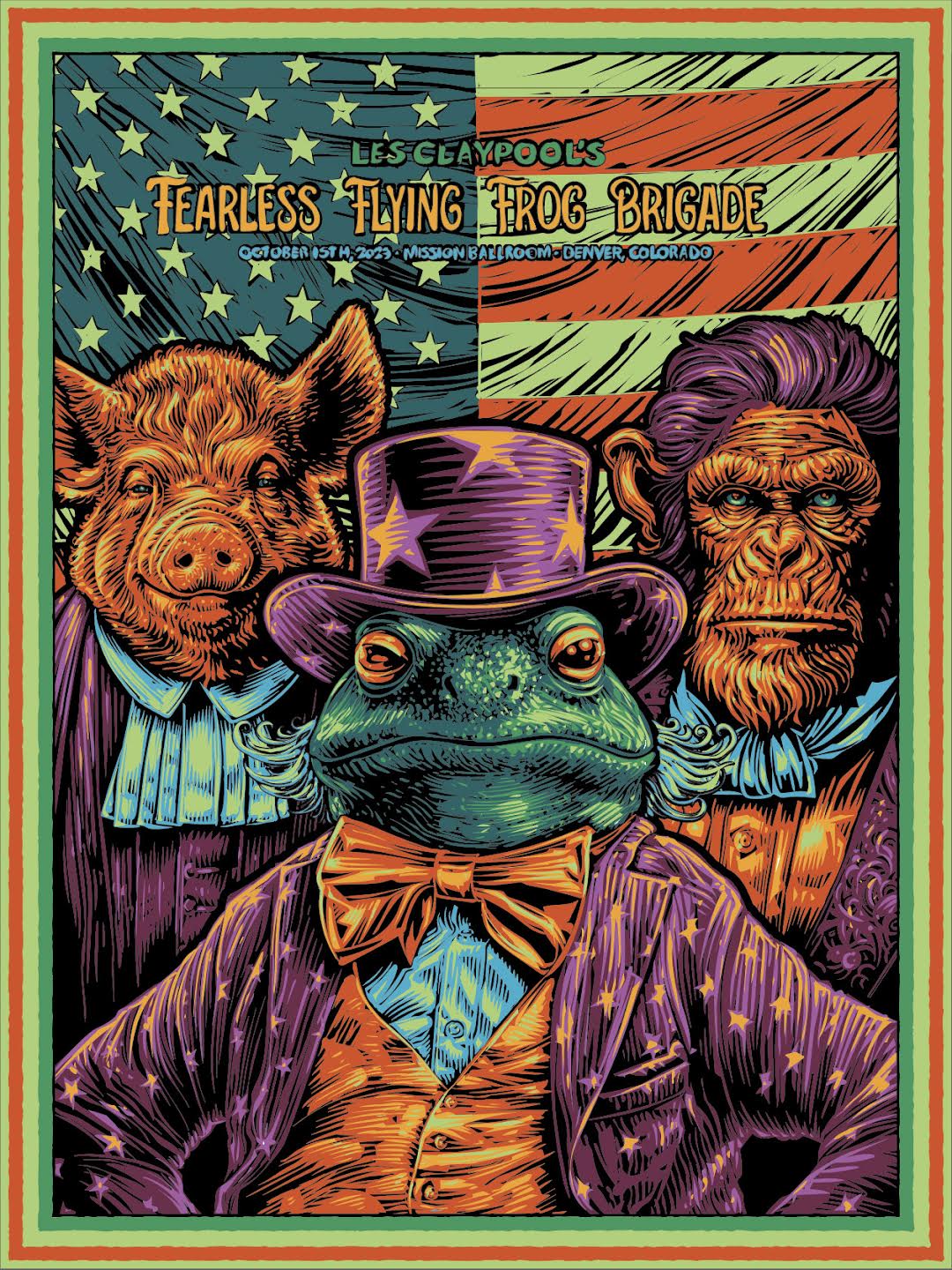 Les Claypools Flying Frog Brigade, by Todd Slater thumbnail 3