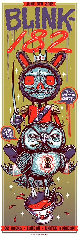 Blink-182 London, by Munk One, 2012 thumbnail 2