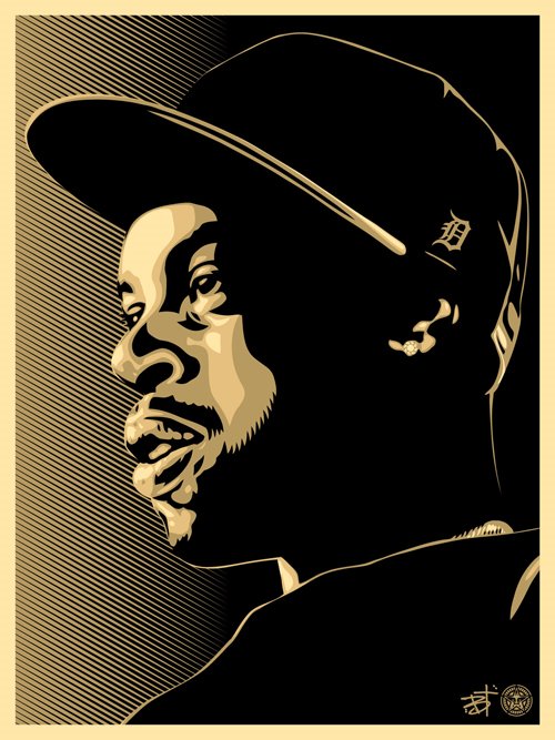 Obey X Dilla – Obey Giant, by Shepard Fairey, 2009