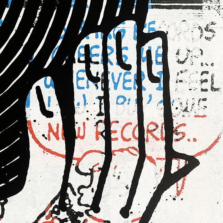 Record Monoprint #006, by Aesthetic Apparatus thumbnail 2