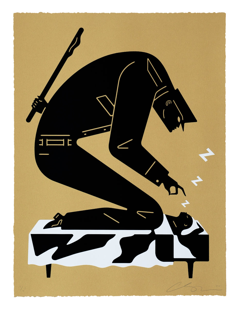 The New American Dream (Gold), by Cleon Peterson, 2026, Screen Print