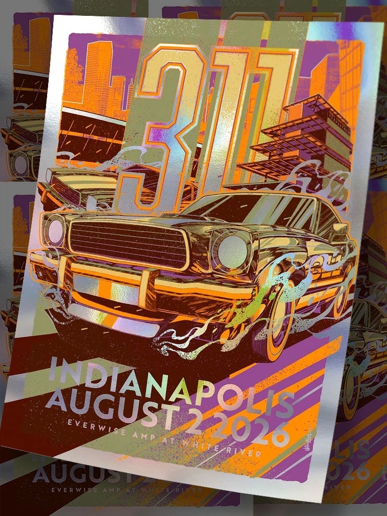 311 Indianapolis Variant Rainbow Foil AP, by Wildner Lima