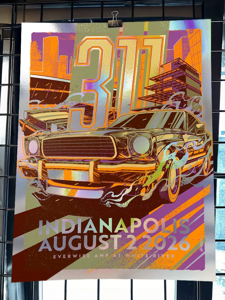 311 Indianapolis Variant Rainbow Foil AP, by Wildner Lima thumbnail 3