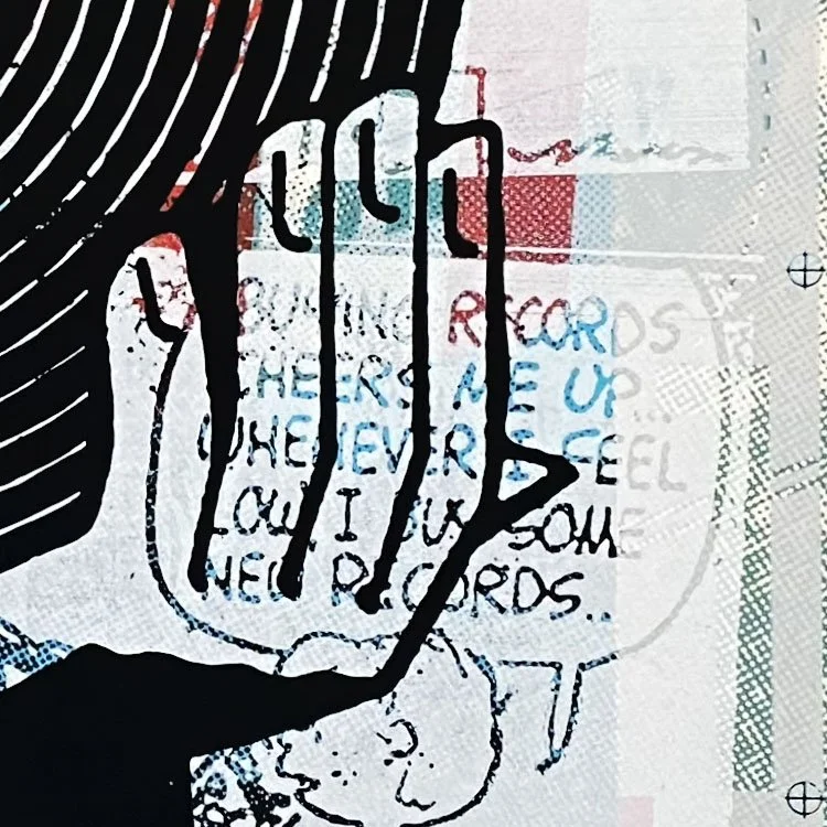 Record Monoprint #015, by Aesthetic Apparatus thumbnail 2