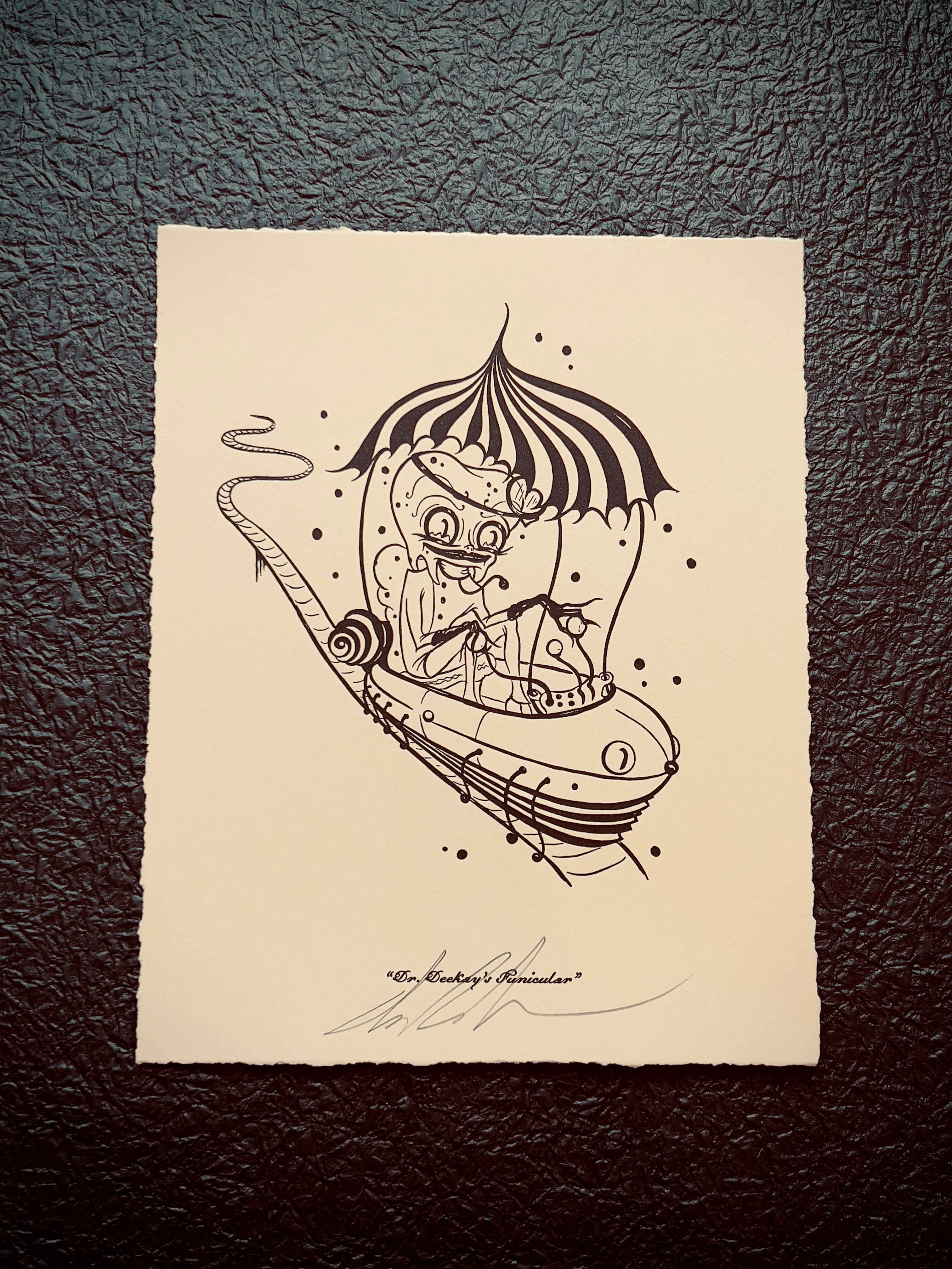Dr. Deekays' Funicular, by Camille Rose Garcia