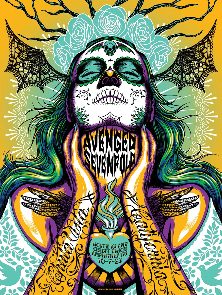Avenged Sevenfold Chula Vista Variant AP, by Jared Yamahata