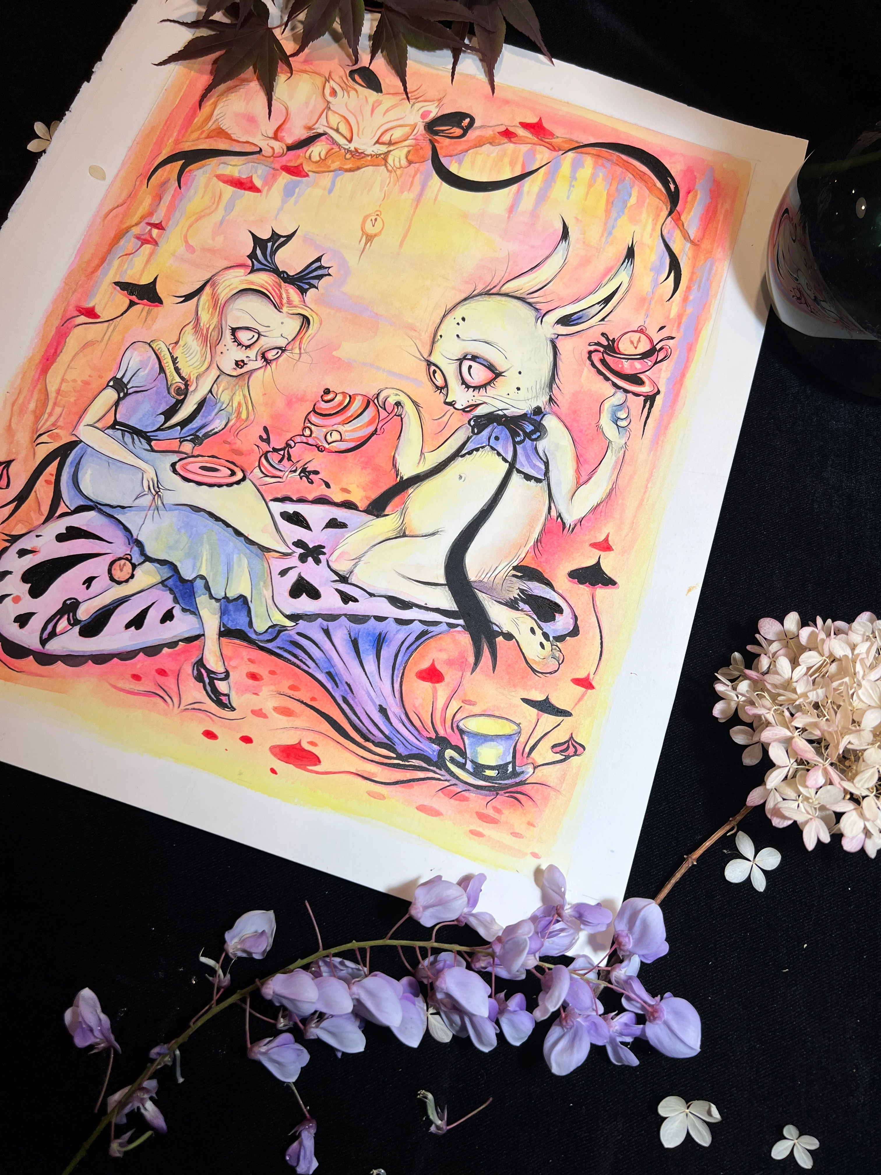 White Rabbit Tea, by Camille Rose Garcia thumbnail 2