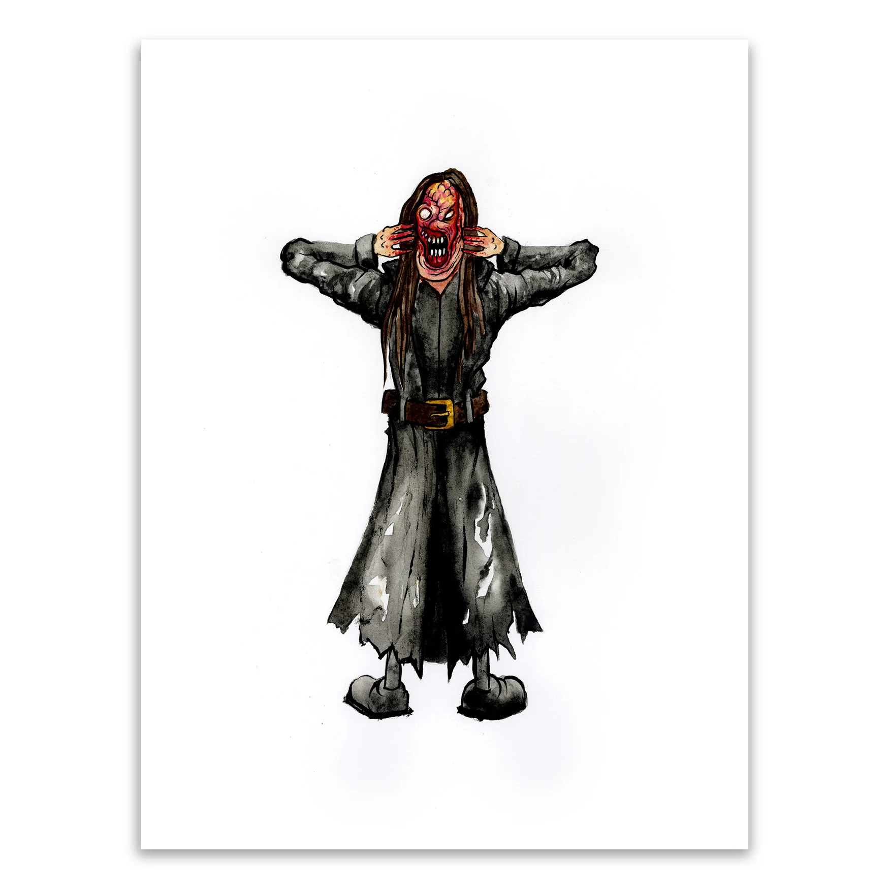 Gabriel Original Art, by Alex Pardee thumbnail 2