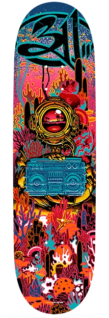 311 Audio Meditation Skateboard Deck, by Munk One thumbnail 2
