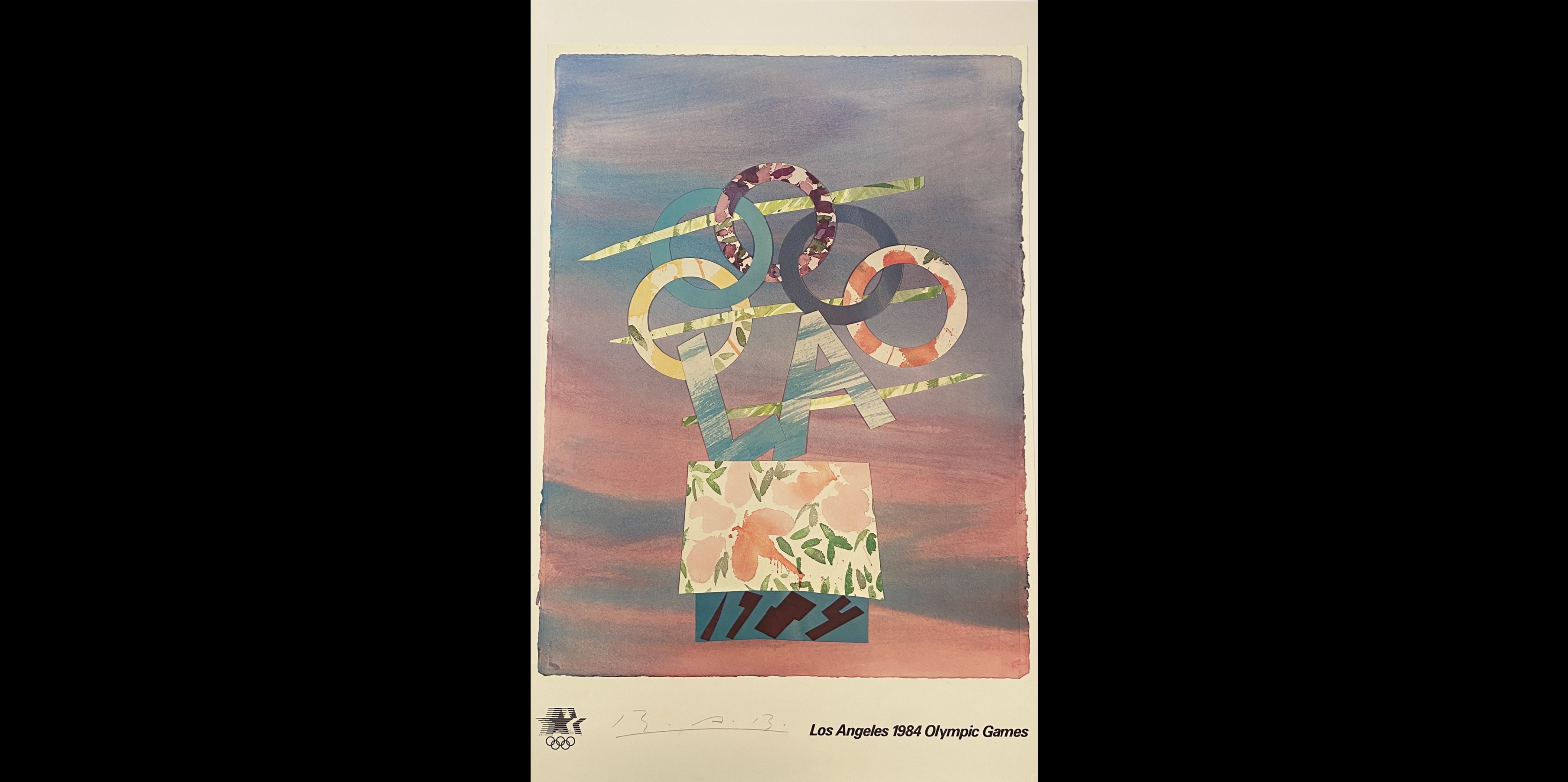 Olympic Print For Los Angeles, 1984, by Billy Al Bengston, 1984
