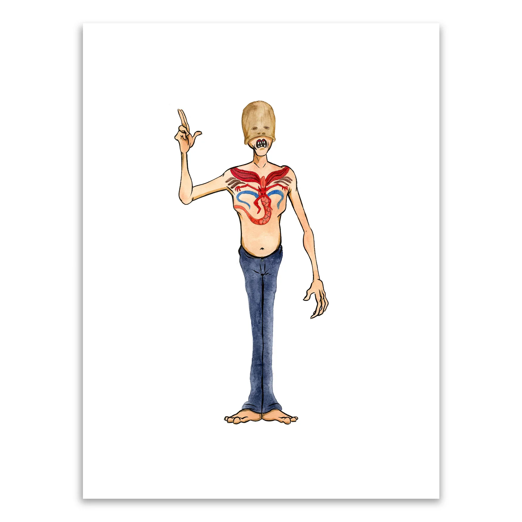 Toothfairy Original Art, by Alex Pardee thumbnail 2