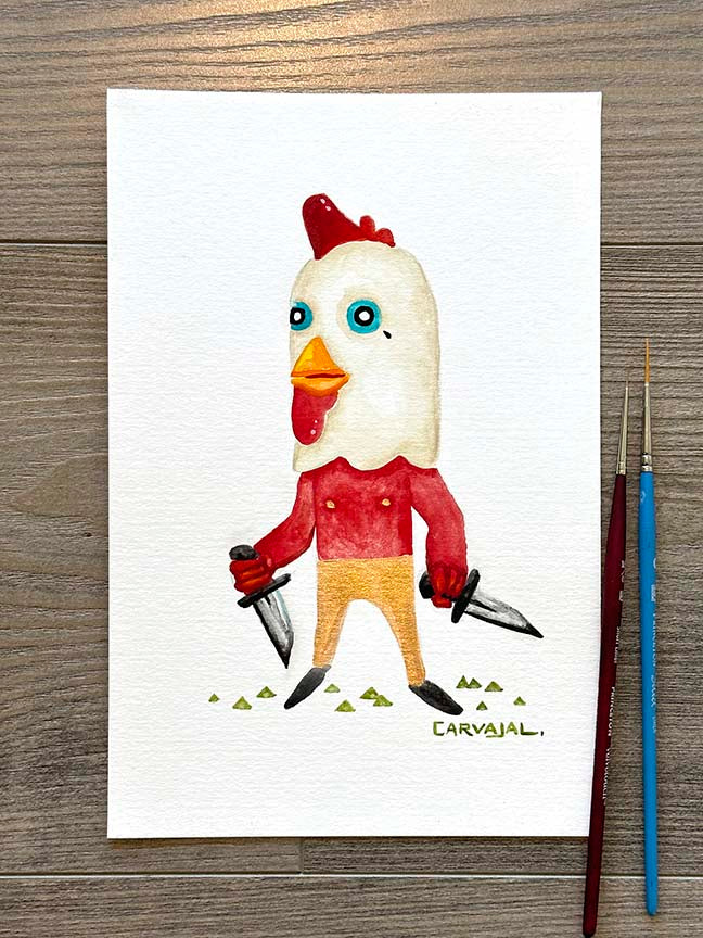 Gallo Dos, by Celestino Carvajal