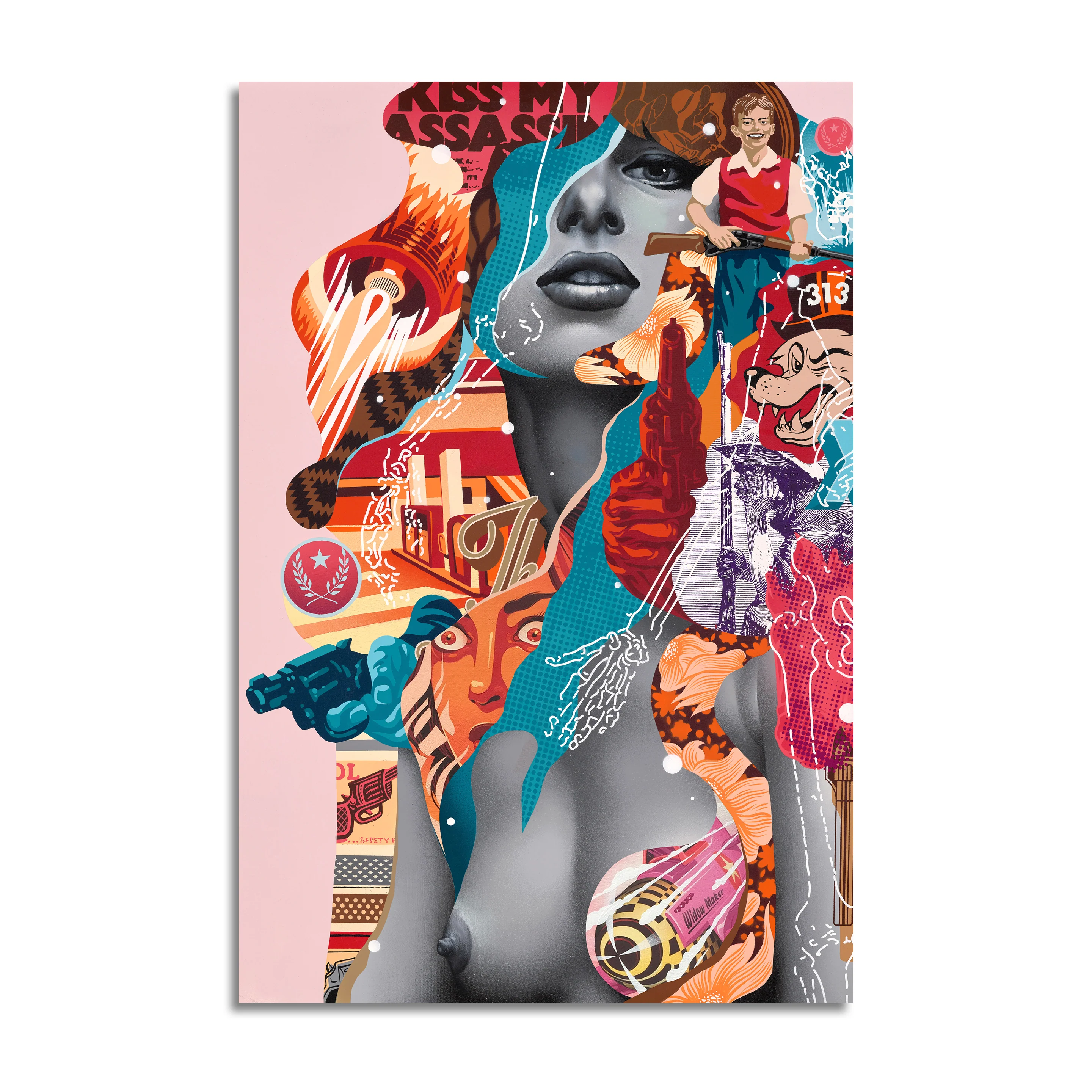Kiss My Assassin, by Tristan Eaton