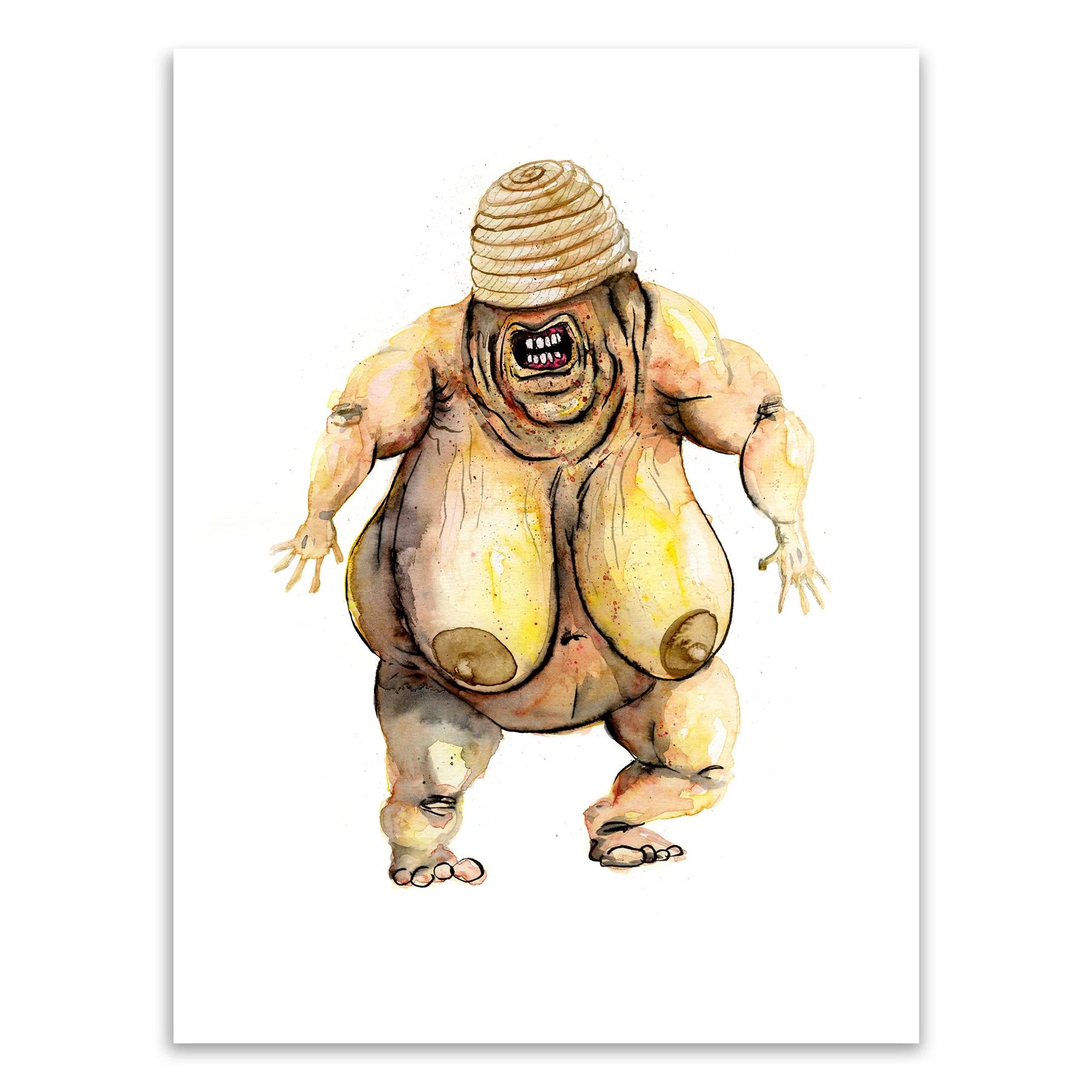 The Great Mother Original Art, by Alex Pardee thumbnail 2