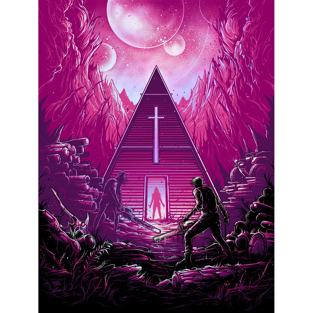 Under the Crimson, Primordial Sky - Foil, by Dan Mumford