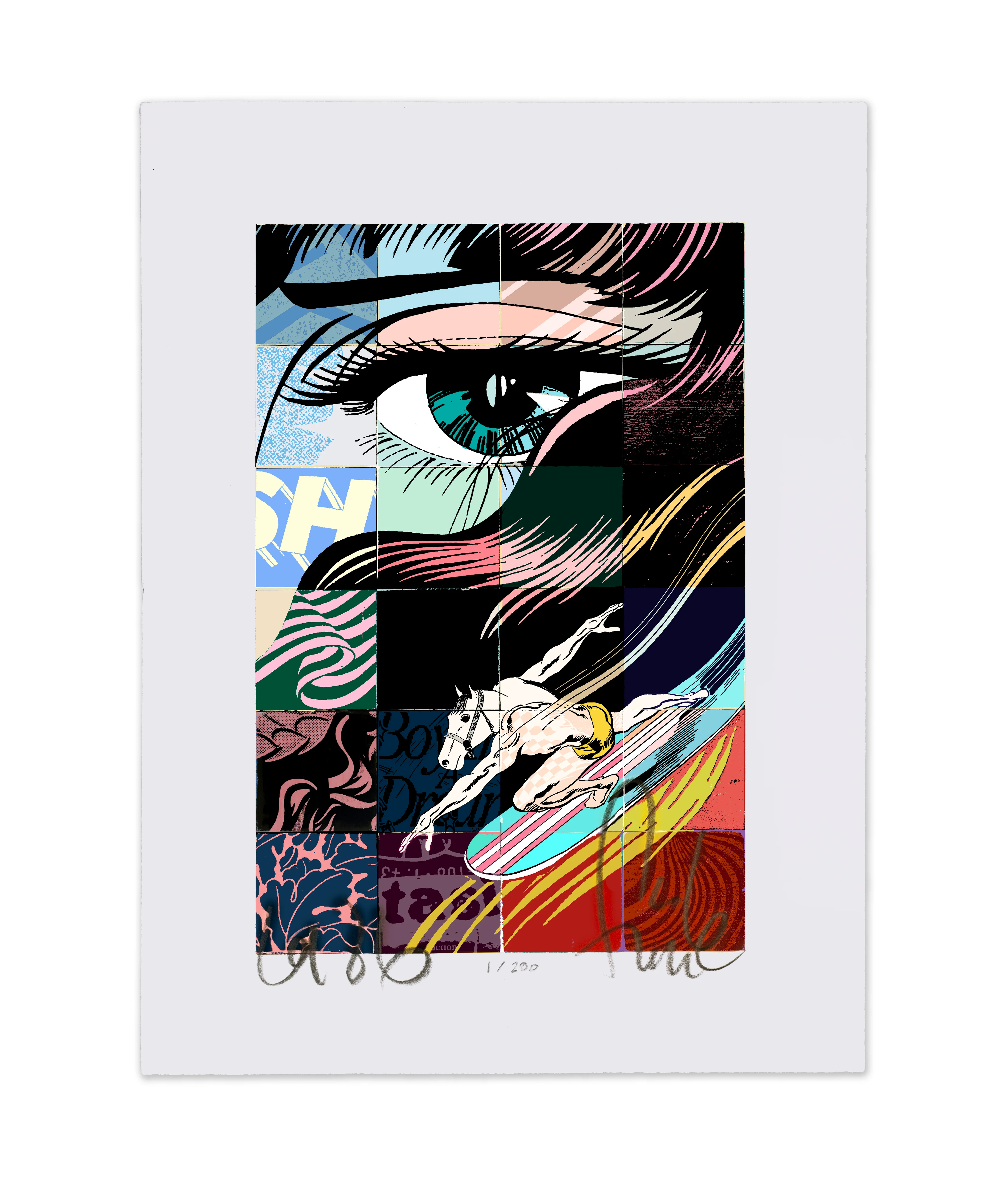 Nowhere Is Now Here, by Faile, 2025