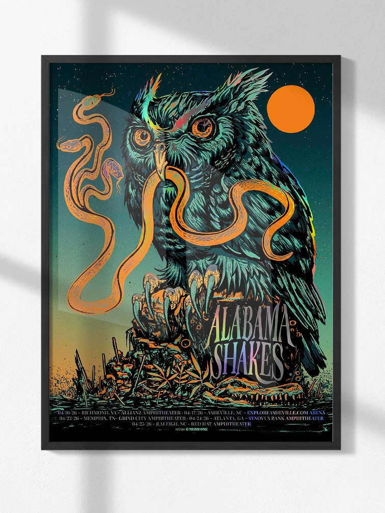 Alabama Shakes Orange Var on Foil AP Leg-1, by Munk One thumbnail 2